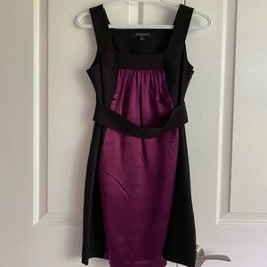 Banana Republic Black and Purple Dress